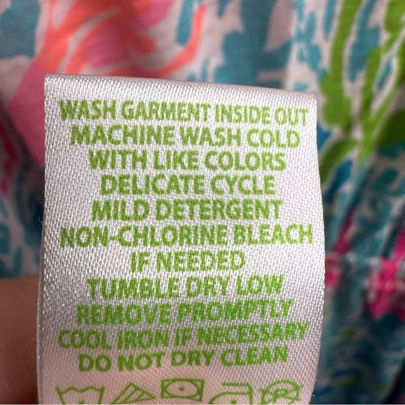 Lilly Pulitzer Tria Maxi Dress Lets Cha Cha Size Xtra Small GUC 100% Cotton - Picture 6 of 7